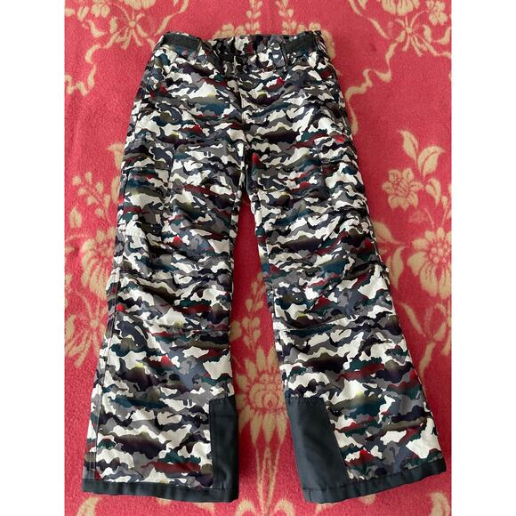 Arctix multi-color camo print snow pants outdoor Child Size Medium - Picture 1 of 8